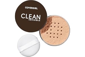 COVERGIRL - Clean Invisible Loose Powder, 100% natural origin pigments & only 15 essential ingredients that won’t clog pores,