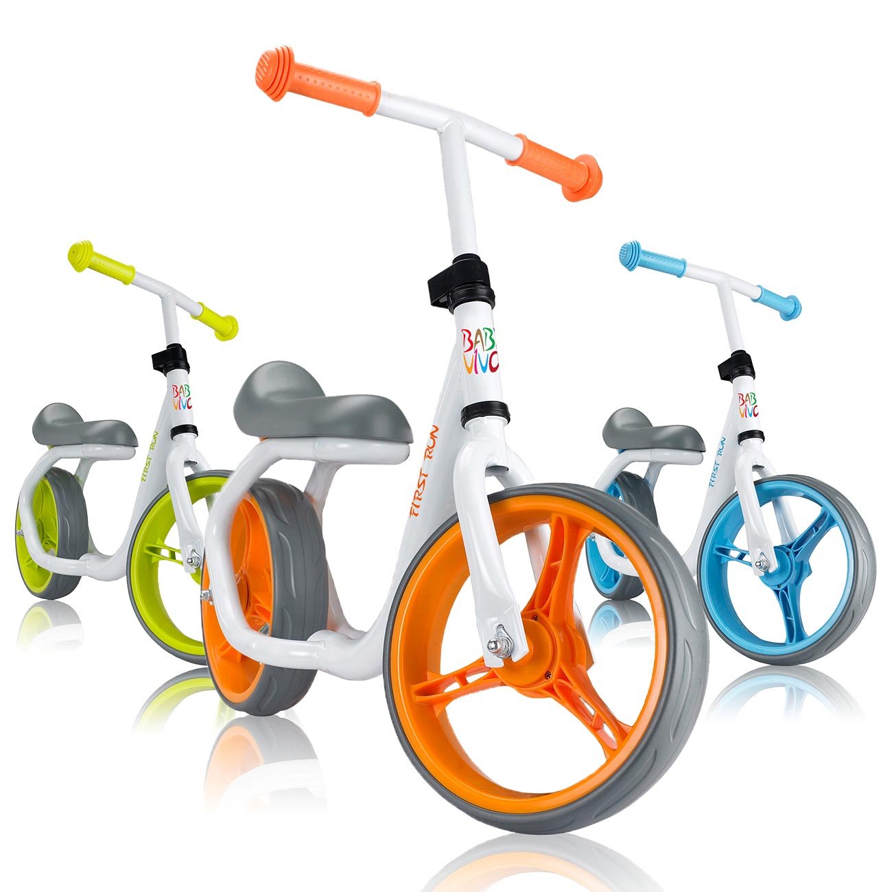 Baby Vivo Bicicleta de Equilibrio Bicicleta sin Pedales Niños Sillín Bici regulable