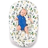 Baby Lounger- Baby Nest for 0-24 Months, Ultra Soft Organic Cotton Breathable & Portable Baby Lounger, Baby Lounger Pillow for Newborn