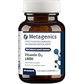 Metagenics Vitamin D3 1000 IU - Vitamin D Supplement for Bone Density, Immune Support & Tooth Integrity* - Non-GMO & Gluten F