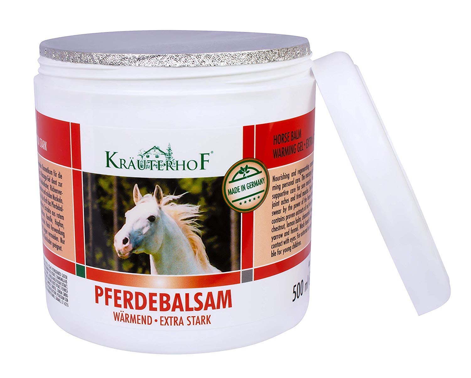 Horse Balm Extra Strong Warming Massage Gel with Extracts of Red Vine