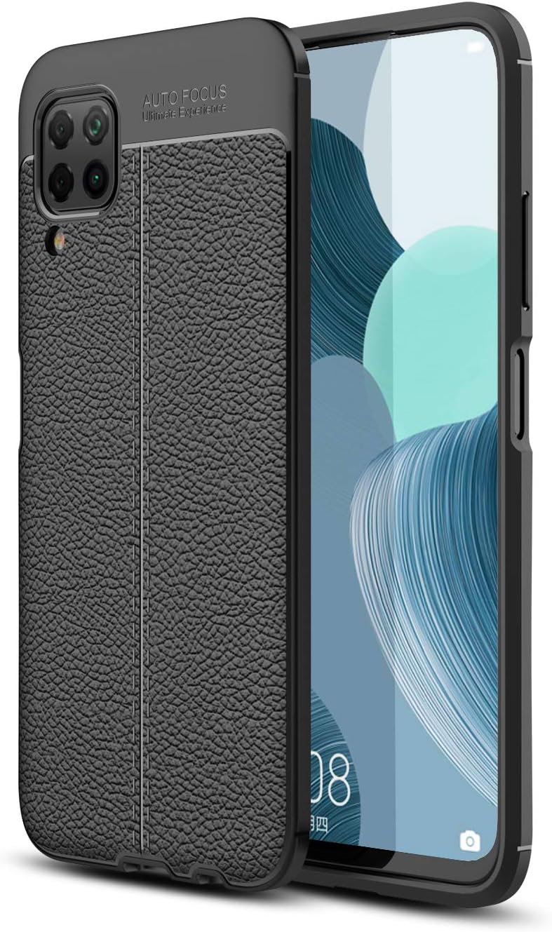 FanTing Case for Huawei P40 lite/nova 7i/nova 6 SE, Anti-Slip Ultra Thin Shock Absorption Anti Scratch Protective, Cover for Huawei P40 lite/nova 7i/nova 6 SE -Black