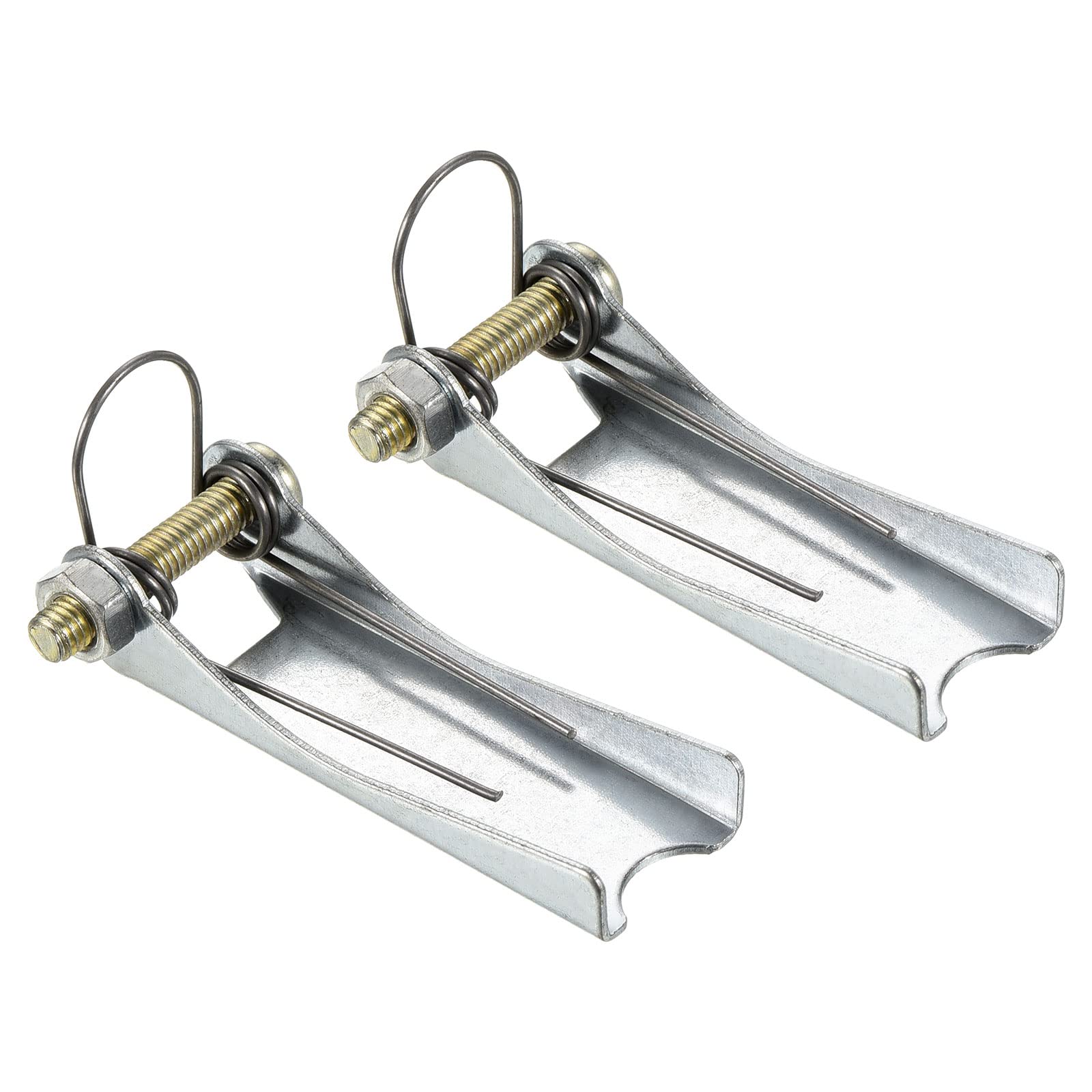 PATIKIL 1.9 Inch Replacement Hooks Latch, 2 Pack Metal Towing Receiver Hitch for Clevis Hook Trailer, Silver