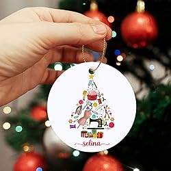 Personalized Sewing Tools Christmas Ornament