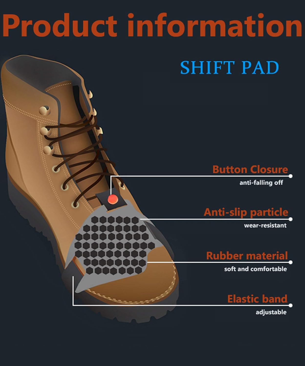 CPTDCL Motorcycle Gear Shift Pad Riding Shoe Cover Antiskid Boot Protector Rubber Gear Shifter Guards: Shoes