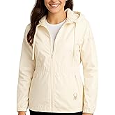 Spyder Womens Rain Jacket - Durable Fleece Lined Rain Coats for Women Wind & Water Resistant Fall Coats Windbreaker Jacket