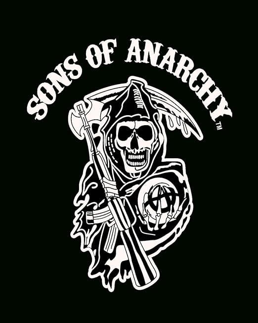 amazon com sofantex sons of anarchy reaper luxury plush throw blanket black home kitchen