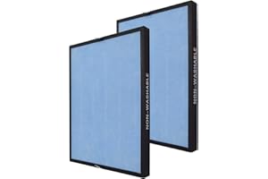 PUREBURG Replacement Filter Compatible with Membrane Solutions MSA3 MSA3W MSA3-W Air Purifiers,2-Pack H13 HEPA Activated Carbon