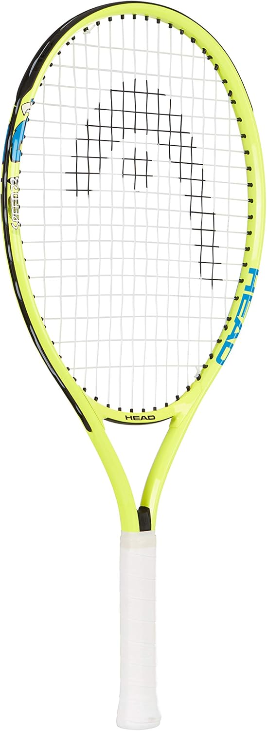 HEAD Speed Kids Tennis Racquet - Beginners Pre-Strung Head Light Balance Jr Racket - 23", Yellow : Garden & Outdoor