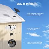 Lepro Solar Security Lights Outdoor Motion Sensor 1200LM 3 Heads IP65 view 8