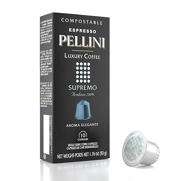 PELLINI SUPREMO ESPRESSO CAPSULES, MILD, 10 CT