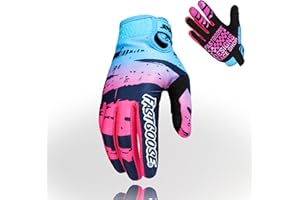 FASTGOOSE Motorcycle Gloves - Breathable Lightweight Off-Road Gloves for Men & Women, ATV, BMX, MTB Racing
