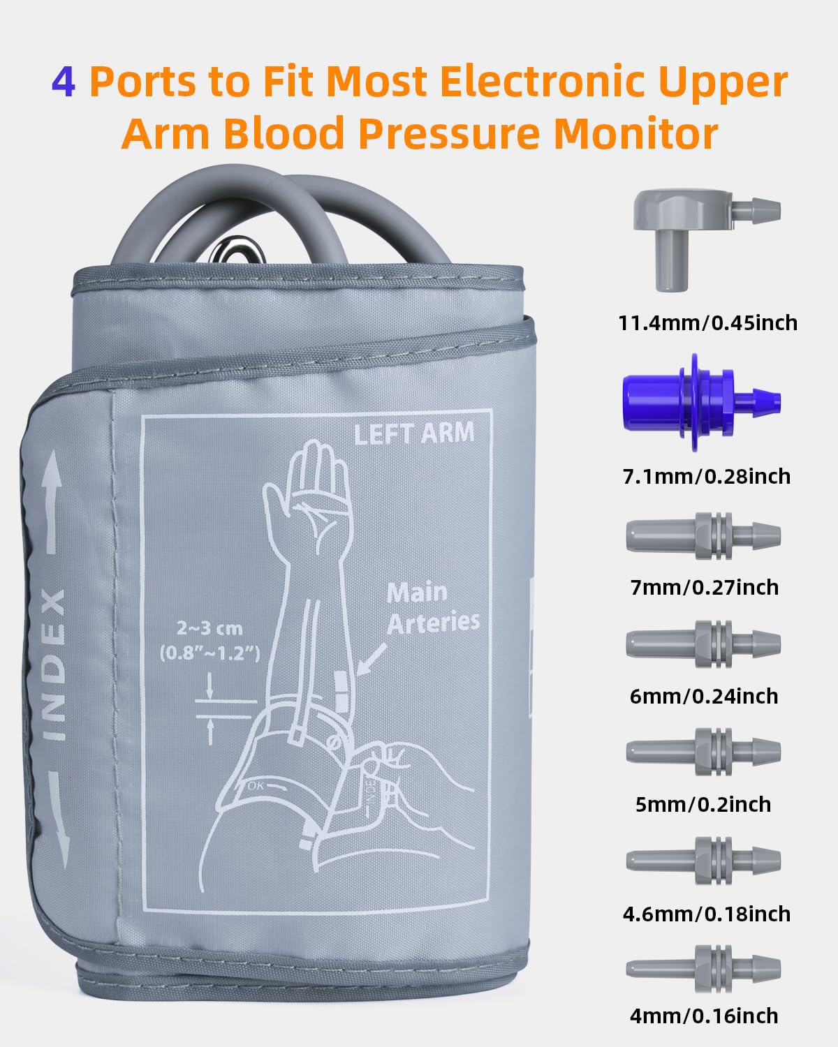 Extra Large Blood Pressure Cuff : AILE Universal 9-21