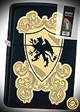28793 Royal Griffin Shield Black Matte Full Size
