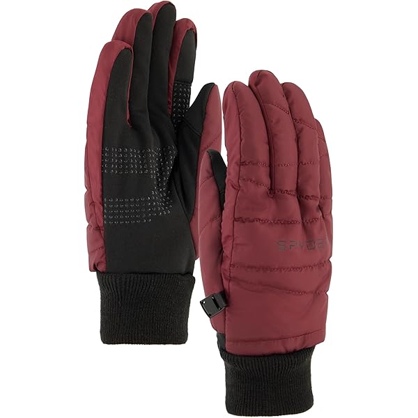 Amazon.com: Spyder Womens Insulated Quilted Snow Mitten, Black, S