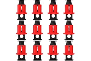 Frcctre 12 Pack Pin Out Standard Circuit Breaker Lockout Device, Industrial Grade Miniature Loto Device Breaker Switch Lock for Electrical Lockout, OSHA Compliant