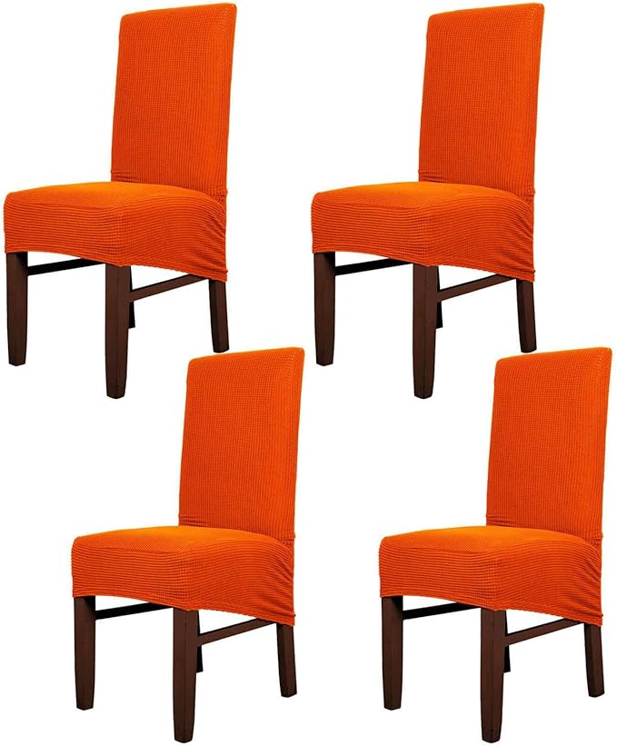 Grande Fundas para Sillas Jacquard, Elástica Suave Cómodo Fundas De