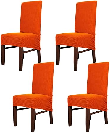 Grande Fundas para Sillas Jacquard, Elástica Suave Cómodo Fundas De
