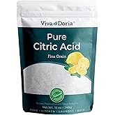 Viva Doria 100% Pure Citric Acid, Food Grade, Fine Grain, 12 oz (340 g)