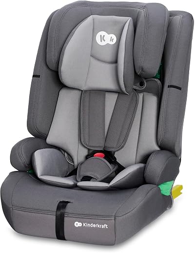 Kinderkraft SAFETY FIX 2 i-Size Car Seat 76-150 cm ISOFIX Top Tether Gray