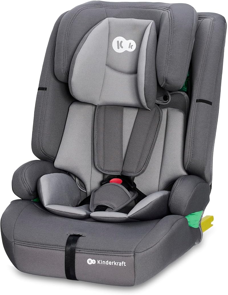 Kinderkraft SAFETY FIX 2 i-Size Car Seat 76-150 cm ISOFIX Top Tether Gray
