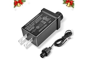 INSHAREPLUS 4.5V 2.7W 0.6A Class 2 Power Supply, AC to DC Low Voltage Transformer, IP44 Inflatable Power Adapter for LED Strip Lights, Christmas Decorations, Indoor/Outdoor Use, UL Listed