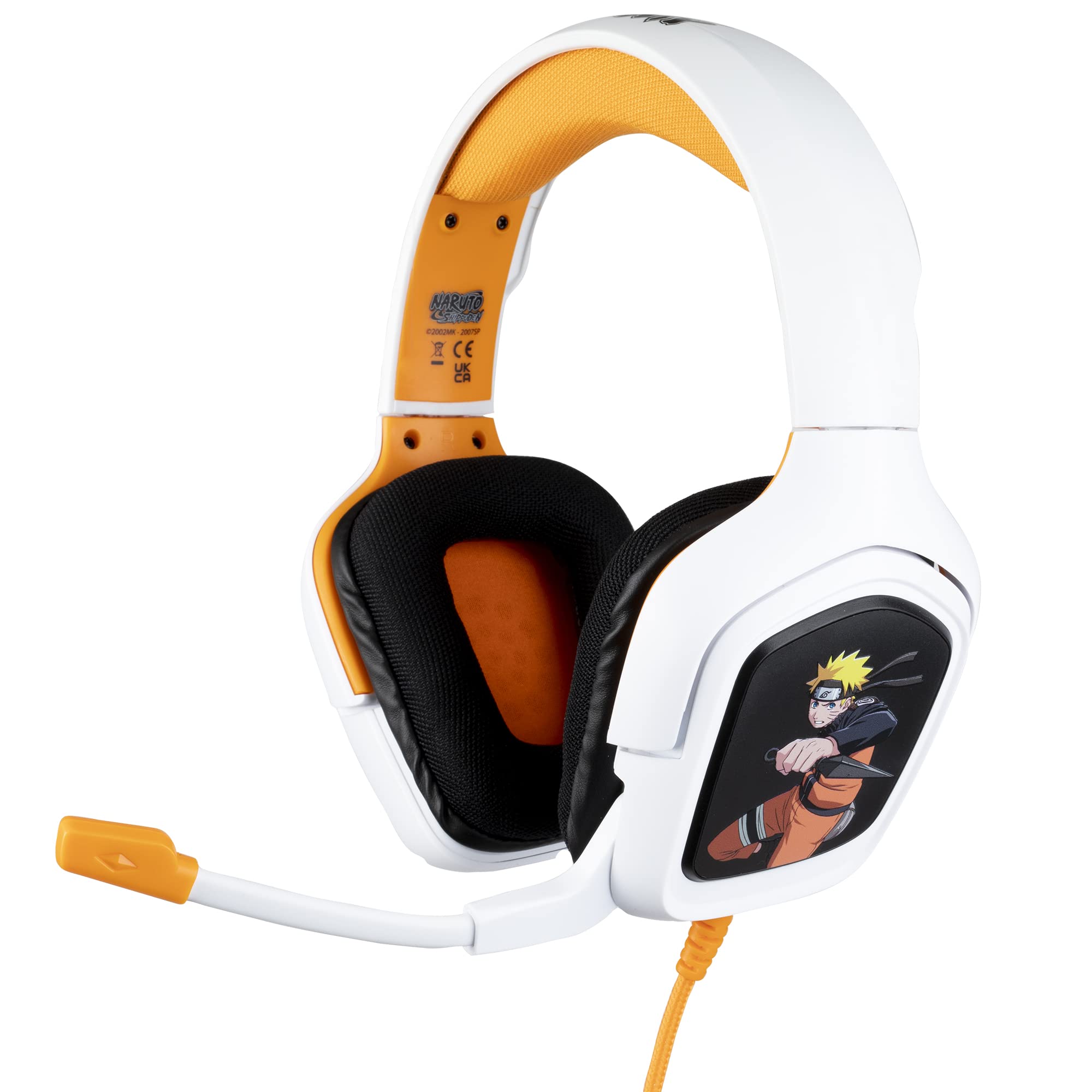 Konix Naruto Gaming Headset (White/Orange) /Headset