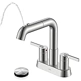 KENES Pull Down Bathroom Faucet with
