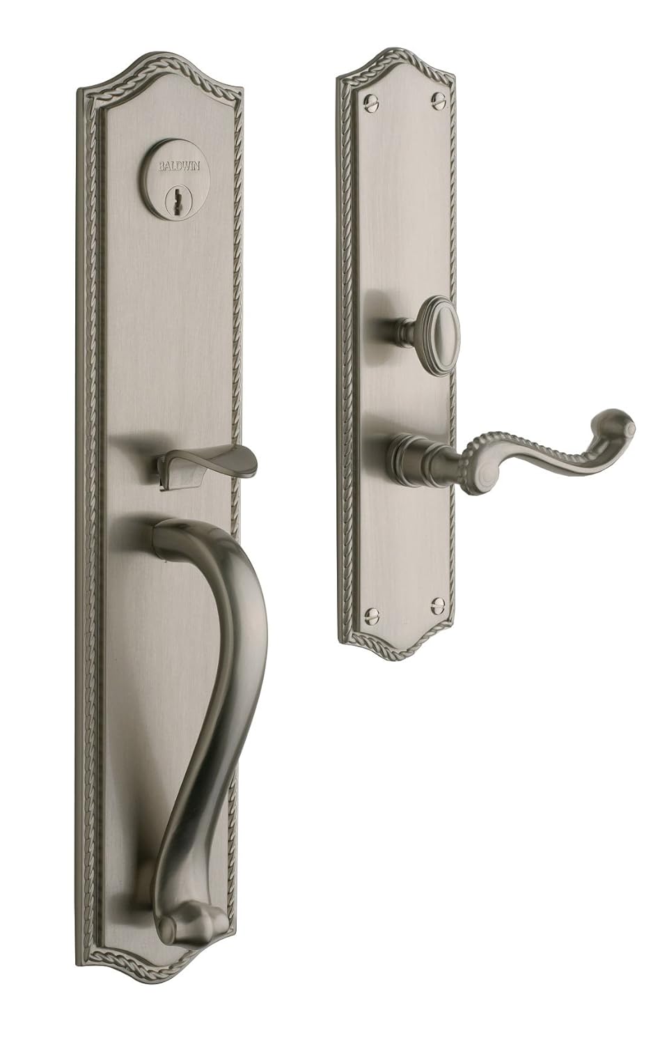 Baldwin Hardware 6426.102.Lent Kensington Set Front Door Handle