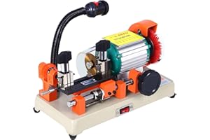 EMNROD Upgrade Horizontal Cutter Cutting Machine Duplicating Machine with Brush Cutter Cutting Machine for Cutting Metal Objects 2 Year Service Cutter Machine for Hardware Stores