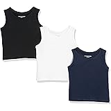 Amazon Essentials Boys and Toddlers' Sleeveless Tank Tops, Multipacks