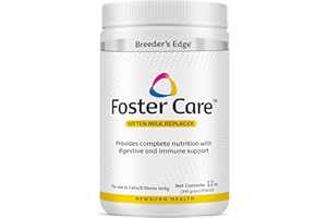 REVIVAL ANIMAL HEALTH Breeder's Edge Foster Care Feline - Powdered Milk Replacer - for Kittens & Cats - 12oz