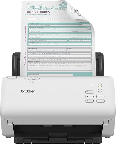 Brother ADS-4300N Desktop Document Scanner SuperSpeed USB 3.0 Double-sided