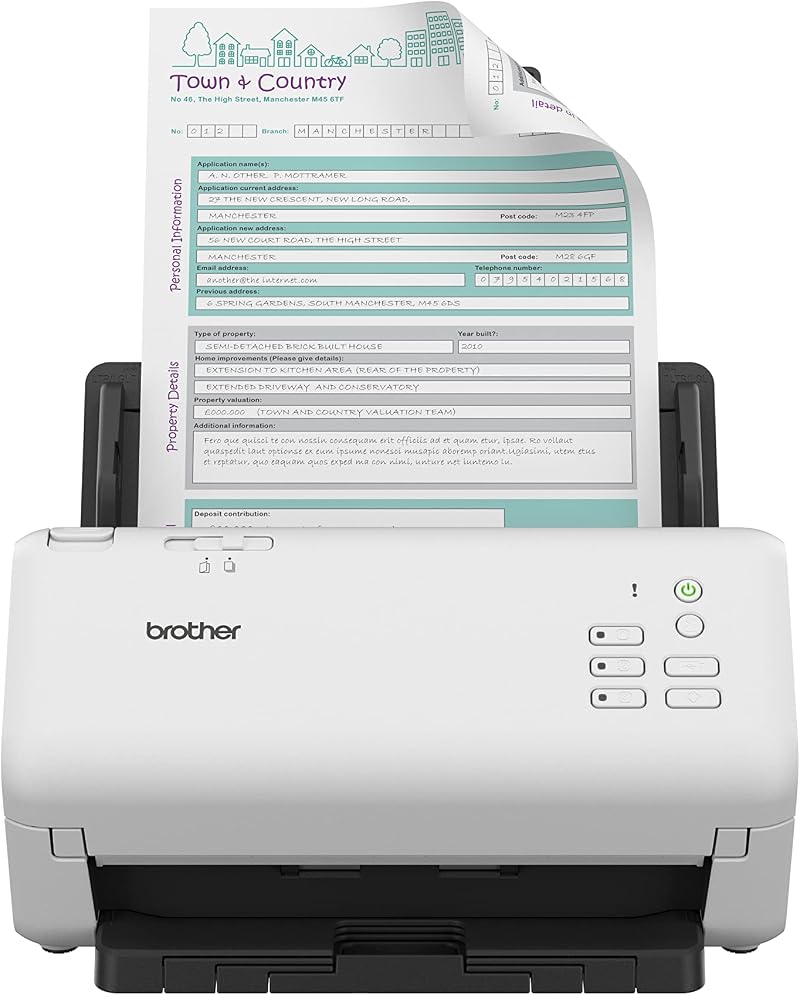 Brother ADS-4300N Desktop Document Scanner SuperSpeed USB 3.0 Double-sided