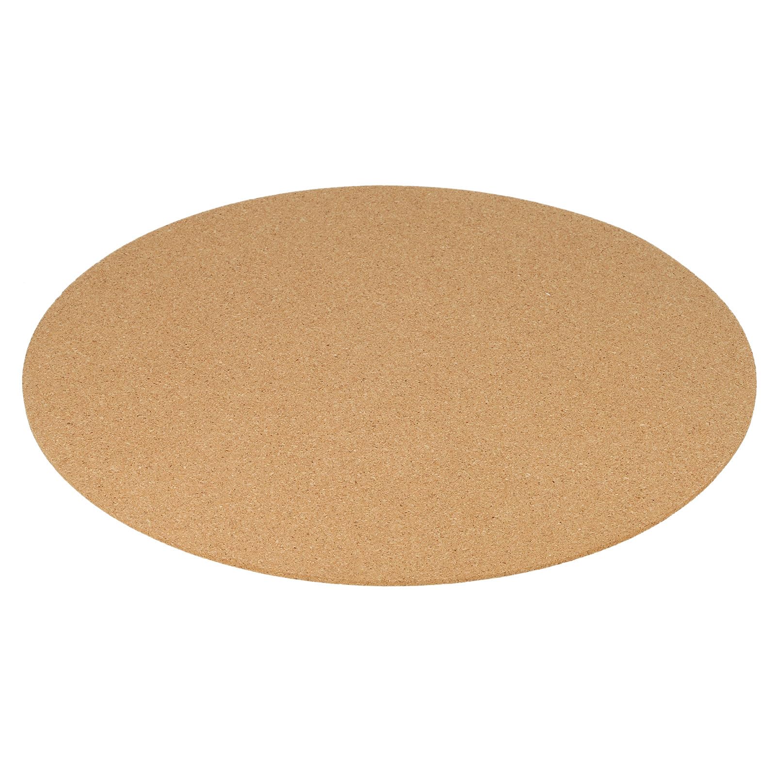 PATIKIL 12" Cork Coasters, 6 Pack Round Cork Plant Saucers Absorbent Cork Mat for Gardening Plants Dinning Table Hot Pots and Pans Wine Coffee Drinks
