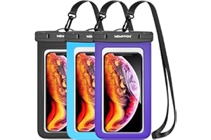 newppon Waterproof Phone Crossbody Case : Universal Crossbody Cell Phone Lanyard Compatible with iPhone