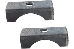 Trailer Axle Spring Perch Seats for 3" Round Tube Mount Steel Weld On (2)