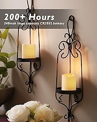 Homemory 24Pack Flickering Flameless Votive