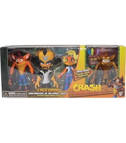 Crash Bandicoot Animal Passportとミニ人形のセット Crash Bandicoot Animal Passportとミニ人形のセット Crash