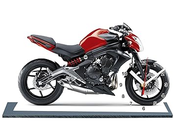 moto kawasaki rouge