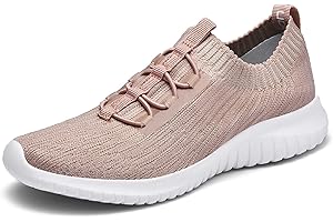 konhill Women's Comfortable Walking Shoes - Tennis Athletic Casual Slip on Sneakers