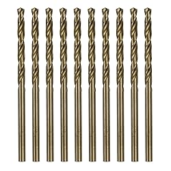 HARFINGTON 10pcs Cobalt Jobber Drill Bits 3mm