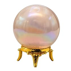 Amazing Gemstone Angel Aura Rose Quartz Crystal