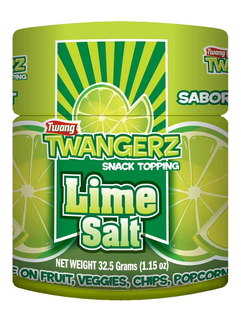 Twang Twangerz Flavored Salt Snack Topping - Lime, Lemon Lime, Mango Chili & Dill Pickle (Assorted, 4 Pack) : Popcorn Seasoning : Grocery & Gourmet Food