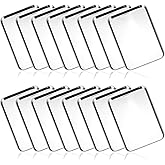 16 Pcs Baking Sheet Stainless Steel Cookie Sheet Small Metal Pans Professional Rectangle Oven Trays Kitchen Baking Cooking Oven and Toaster, (9.1 x 5.9 Inch) Height 0.5inch/1.2cm