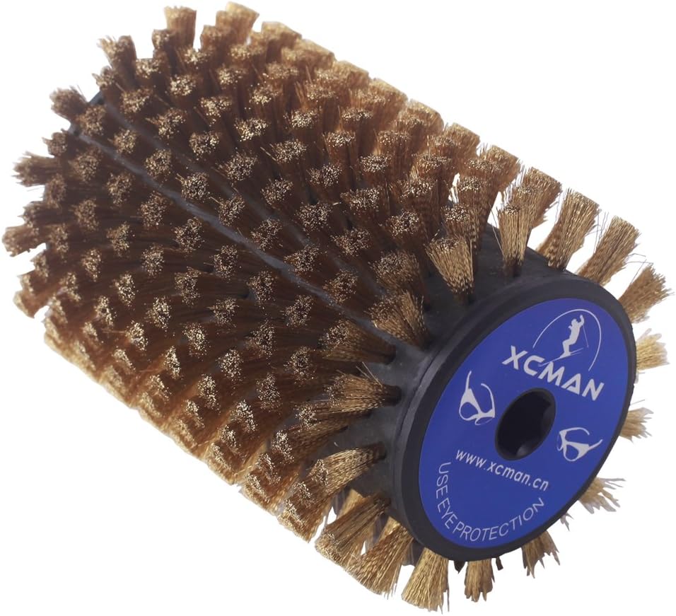 Alpine Nordic Roto Brush for Cross Country Ski Waxing Fits 10mm Hex Shaft 100mm Length (Roto