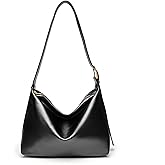 Genuine Leather Hobo Bags Purse for Women Crossbody Bag Slouchy Shoulder Handbags with Adjustable Strap and Zipper