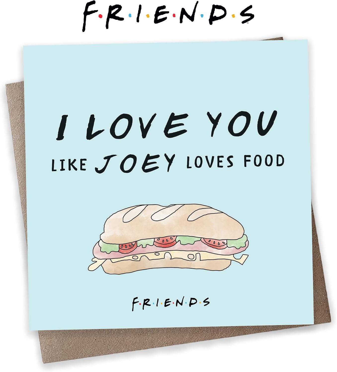 Cardology - Funny Anniversary Card, Joey Loves Food
