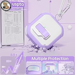 Case for AirPods 4, Ekoonpft Secure Lock Cases