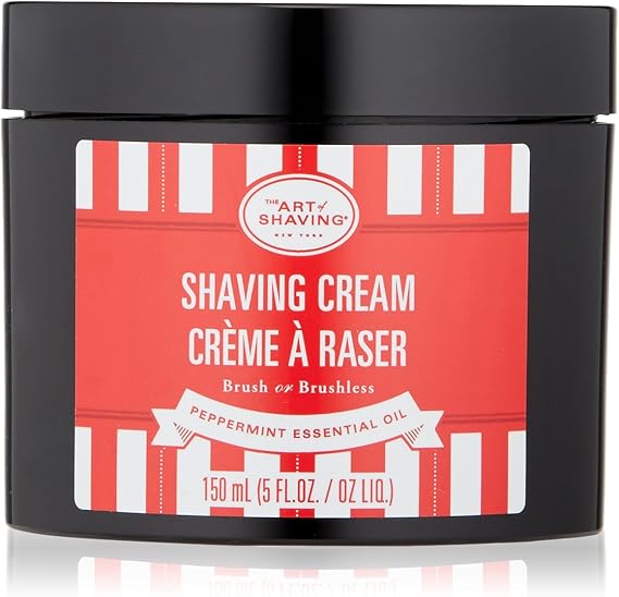 The Art Of Shaving Shaving Cream With Peppermint Essential Oil Amazon